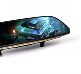 Espejo Retrovisor 7" táctil con Cámara de Retroceso y Frontal DVR, Android, GPS, Bluetooth para Auto resolución
