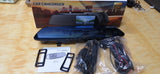 Espejo Retrovisor 5" DVR con Cámara de Retroceso y Frontal de Auto Full HD