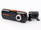 Doble Camara de Auto de Vídeo Grabador DVR con Pantalla 2.7" (Dashcam) 1080p Camara Retroceso